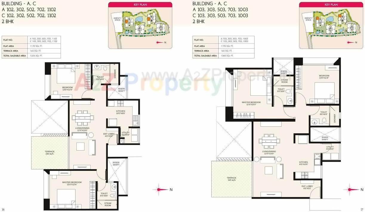 Layout of real estate project Marvel Cerise located at Kharadi, Pune, Maharashtra