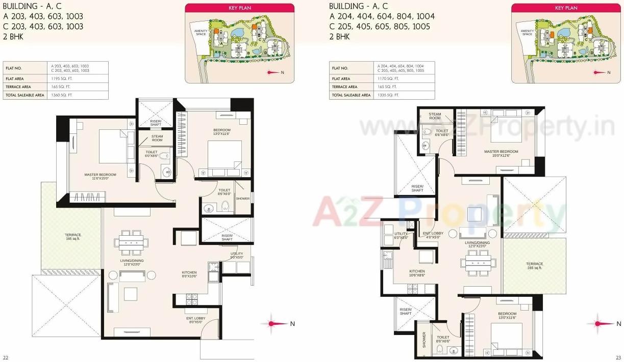 Layout of real estate project Marvel Cerise located at Kharadi, Pune, Maharashtra