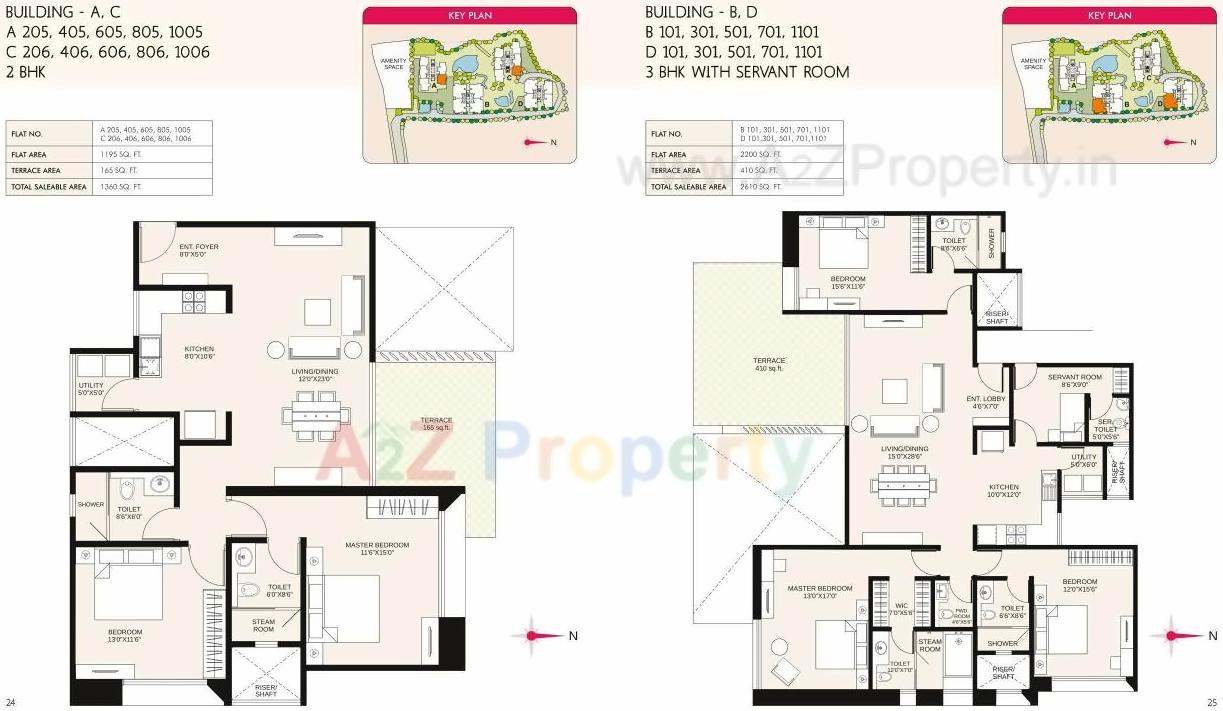 Layout of real estate project Marvel Cerise located at Kharadi, Pune, Maharashtra
