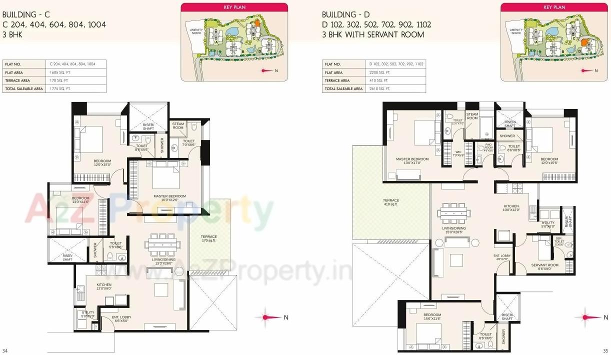 Layout of real estate project Marvel Cerise located at Kharadi, Pune, Maharashtra
