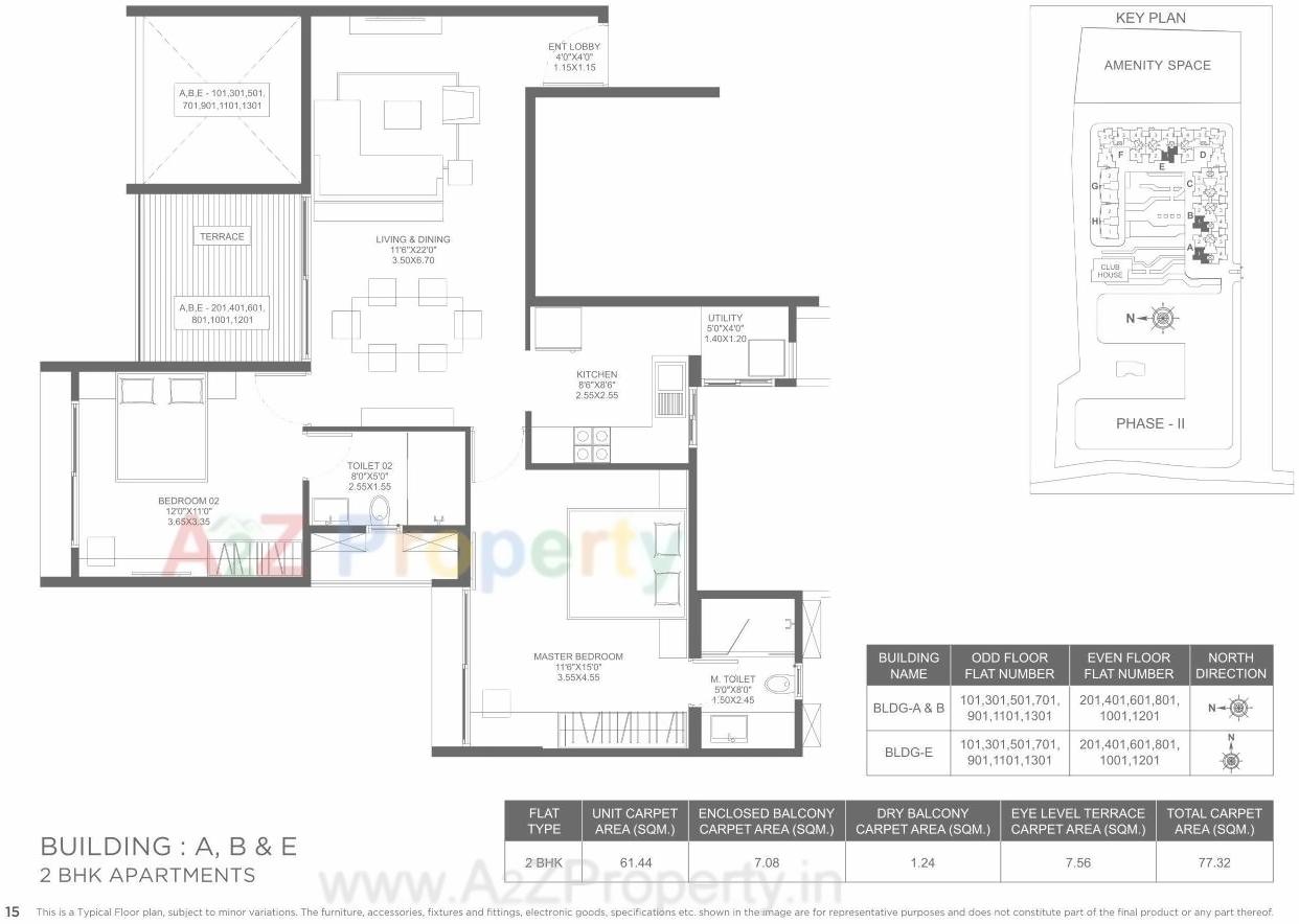 Layout of real estate project Marvel Ideal Spacio 0 located at Undri, Pune, Maharashtra