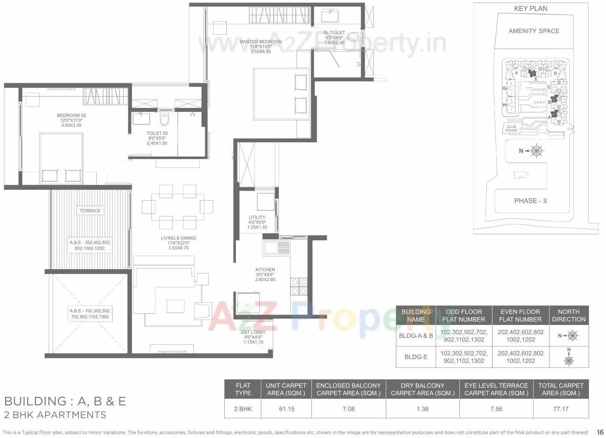 Layout of real estate project Marvel Ideal Spacio 0 located at Undri, Pune, Maharashtra