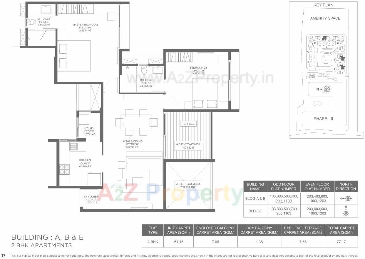 Layout of real estate project Marvel Ideal Spacio 0 located at Undri, Pune, Maharashtra