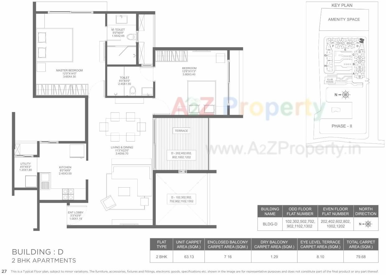 Layout of real estate project Marvel Ideal Spacio 0 located at Undri, Pune, Maharashtra