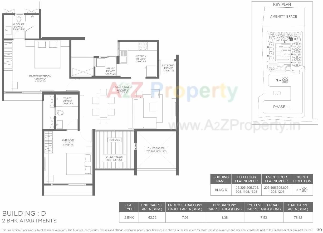 Layout of real estate project Marvel Ideal Spacio 0 located at Undri, Pune, Maharashtra