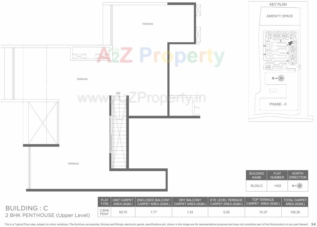 Layout of real estate project Marvel Ideal Spacio 0 located at Undri, Pune, Maharashtra