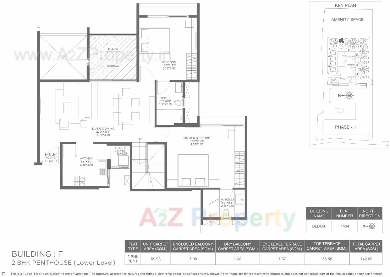 Layout of real estate project Marvel Ideal Spacio 0 located at Undri, Pune, Maharashtra