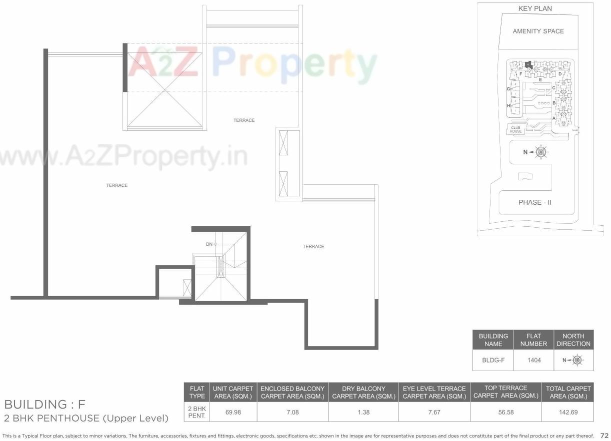 Layout of real estate project Marvel Ideal Spacio 0 located at Undri, Pune, Maharashtra