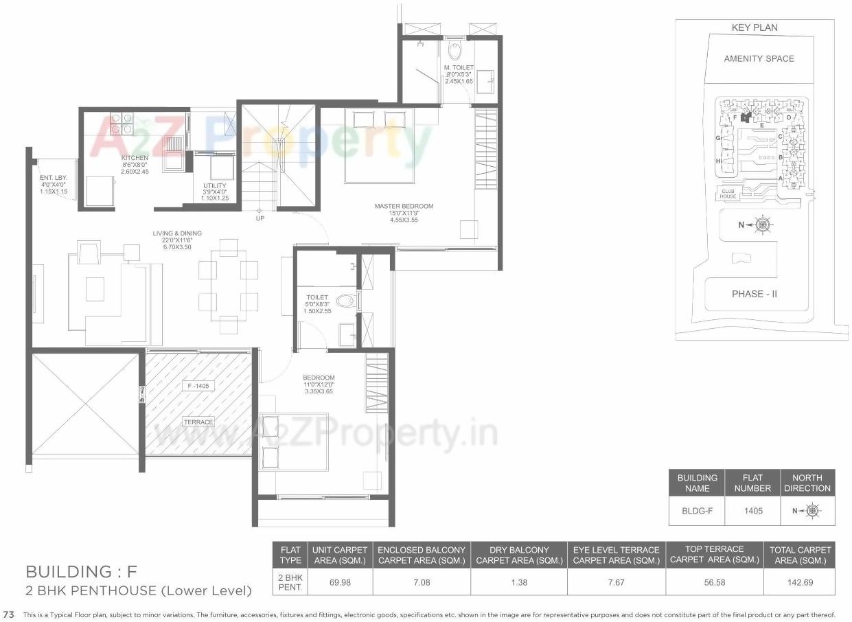 Layout of real estate project Marvel Ideal Spacio 0 located at Undri, Pune, Maharashtra