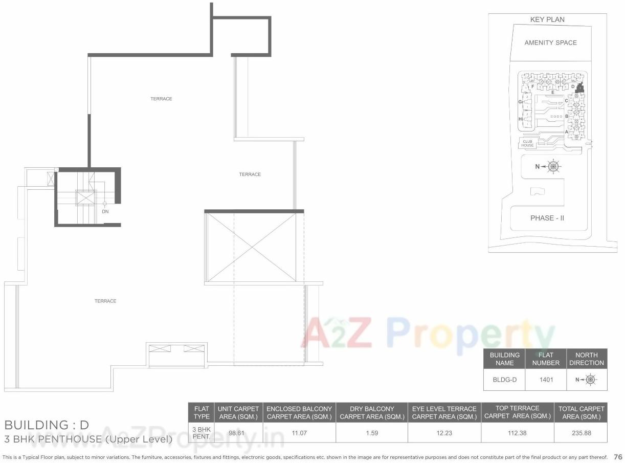 Layout of real estate project Marvel Ideal Spacio 0 located at Undri, Pune, Maharashtra