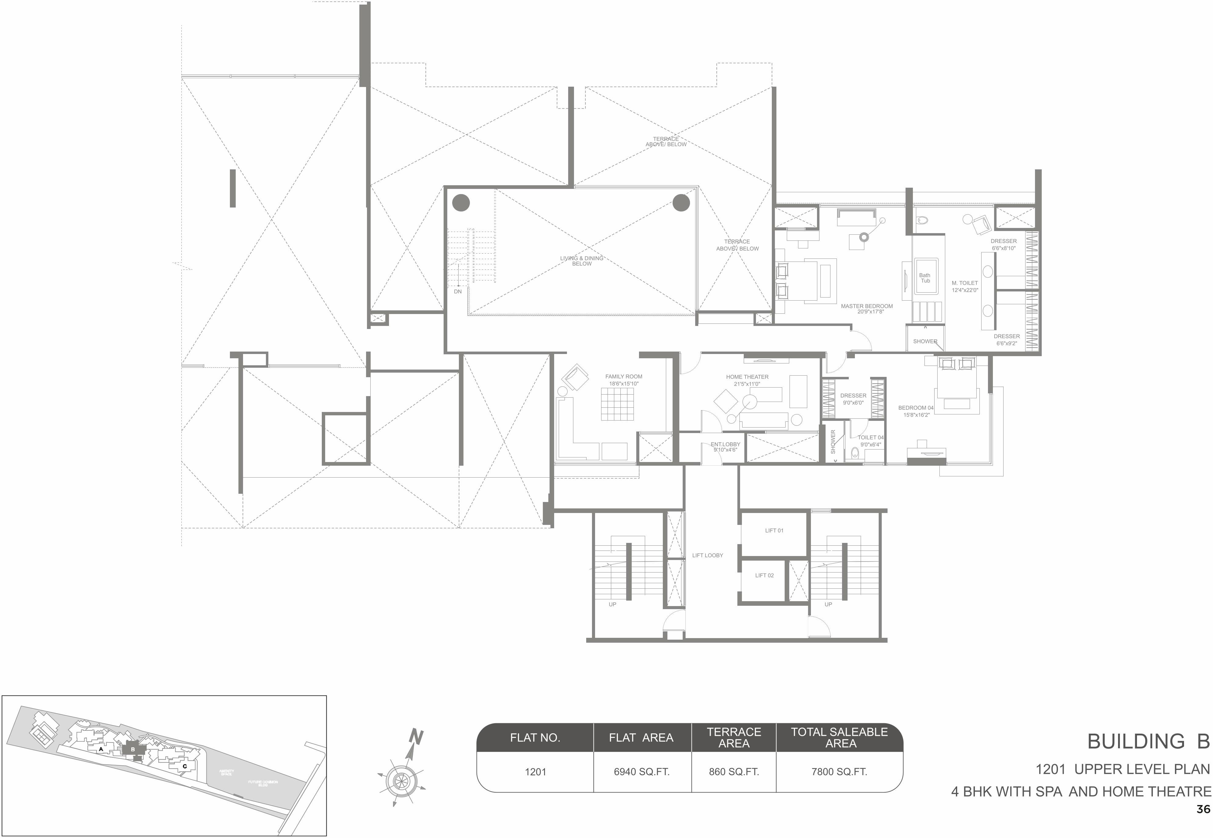 Layout of real estate project Marvel Kyra A located at Hadapsar, Pune, Maharashtra