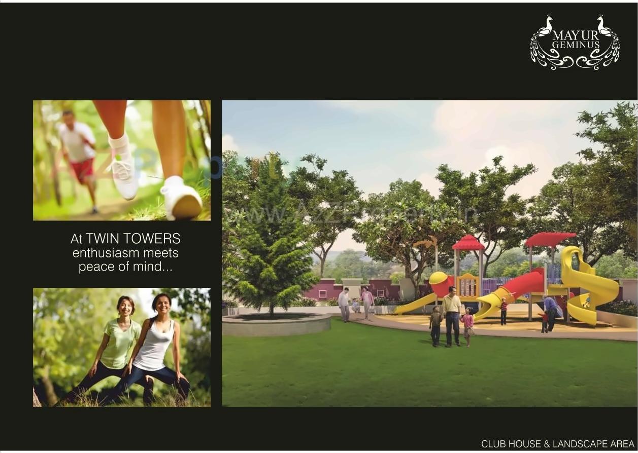 3D Elevation of real estate project Mayur Geminus located at Hadapsar, Pune, Maharashtra