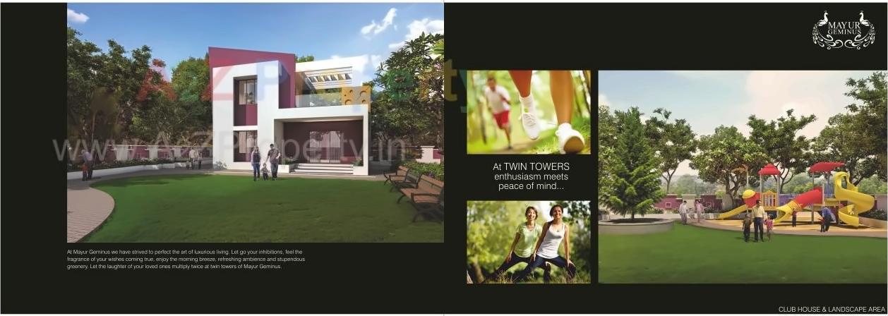 3D Elevation of real estate project Mayur Geminus located at Hadapsar, Pune, Maharashtra