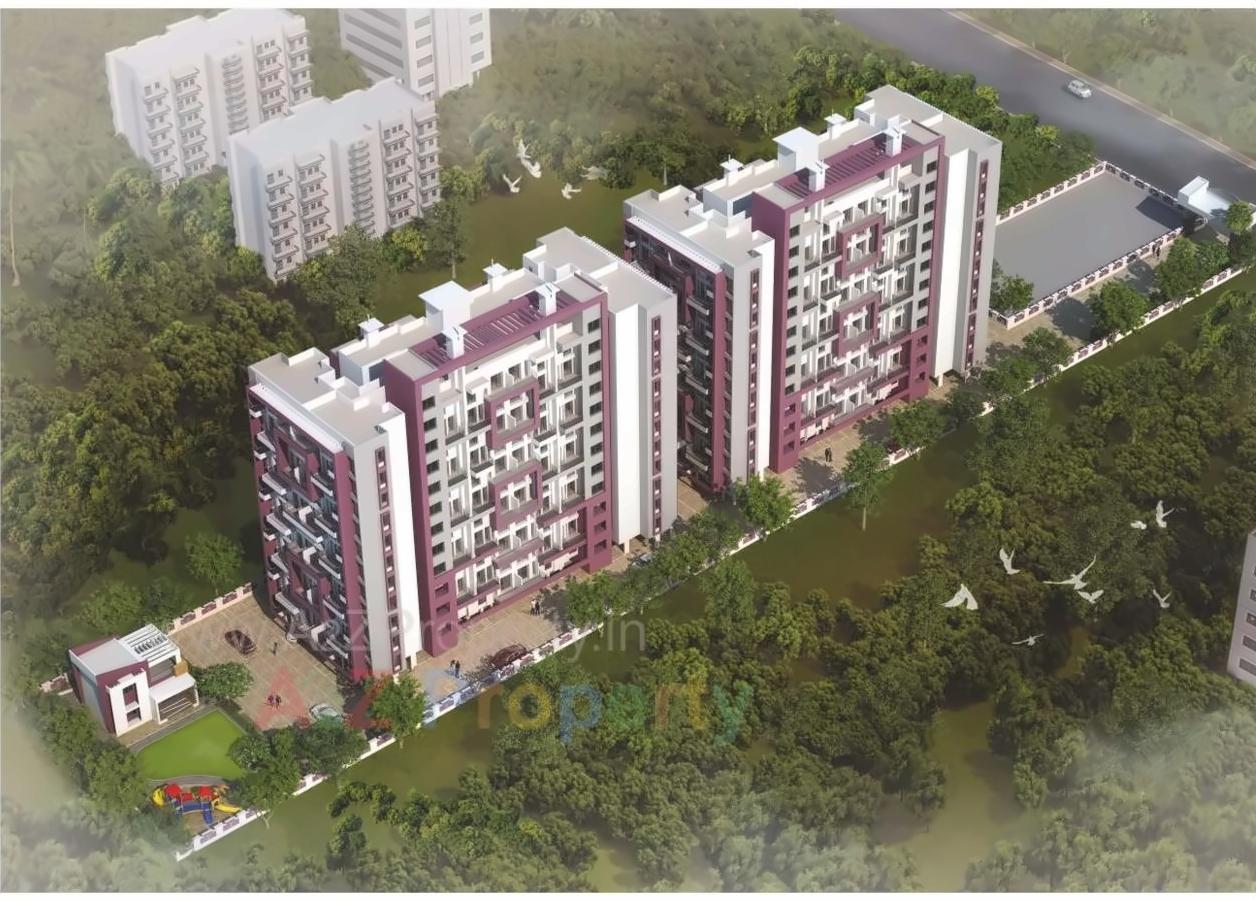 3D Elevation of real estate project Mayur Geminus located at Hadapsar, Pune, Maharashtra