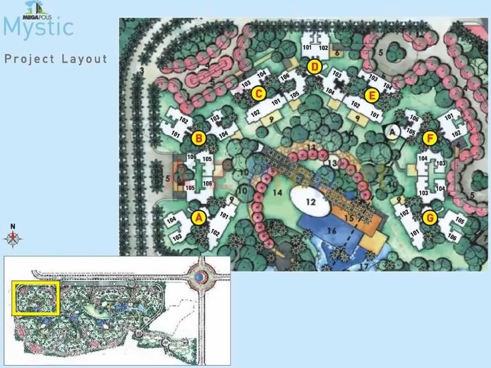 Layout of real estate project Megapolis Mystic  located at Hinjavadi-ct, Pune, Maharashtra