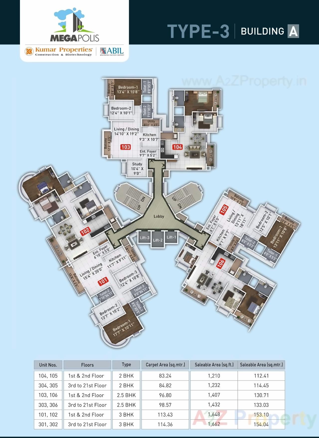 Project Layout of real estate project Megapolis Mystic  located at Hinjavadi-ct, Pune, Maharashtra