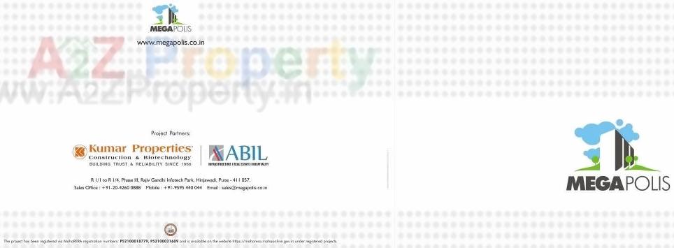  of real estate project Megapolis Saffron   A3 To located at Hinjavadi-ct, Pune, Maharashtra