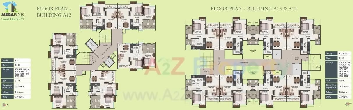 Layout of real estate project Megapolis Saffron   A3 To located at Hinjavadi-ct, Pune, Maharashtra