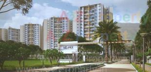 Elevation of real estate project Melange Residences located at Bhoirwadi, Pune, Maharashtra