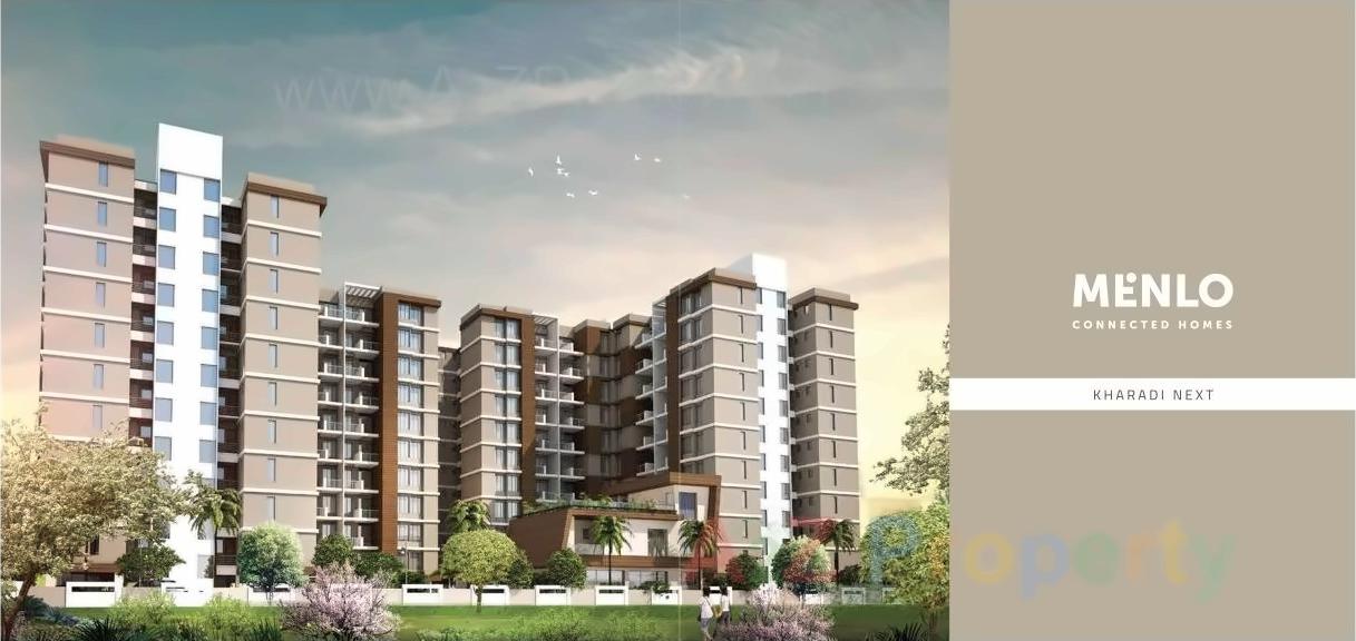 3D Elevation of real estate project Menlo Homes Kharadi Next located at Wagholi, Pune, Maharashtra