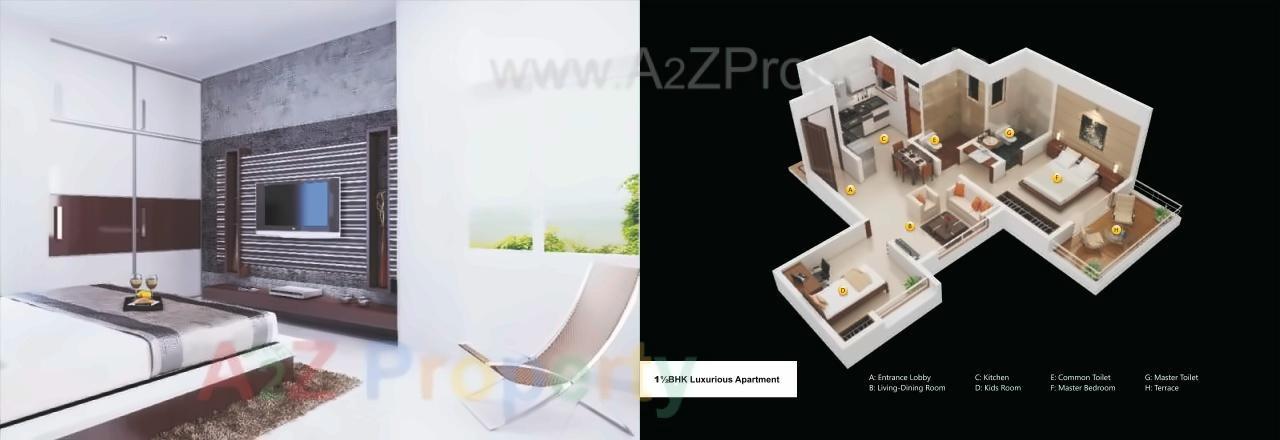 Layout of real estate project Micasaa located at Wagholi, Pune, Maharashtra