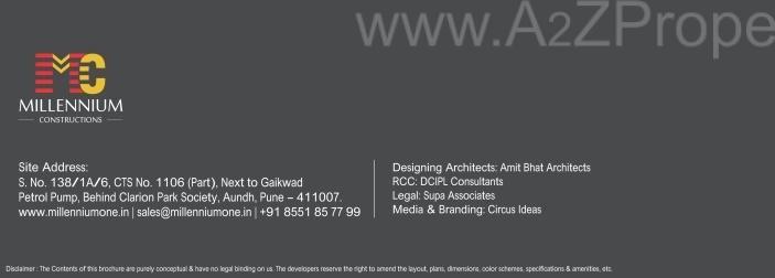  of real estate project Millenium One located at Pune-m-corp, Pune, Maharashtra