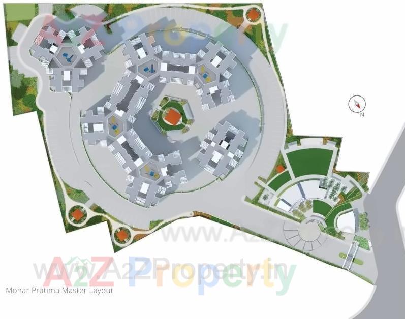 3D Elevation of real estate project Mohar Pratima located at Talegaon-dabhade-m-cl, Pune, Maharashtra