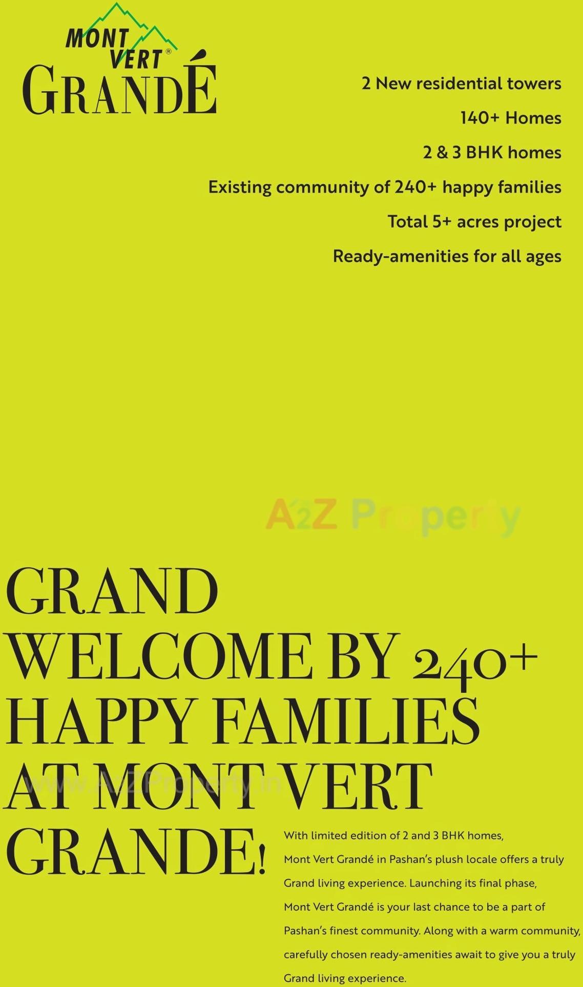  of real estate project Mont Vert Grande  Type G Plot located at Pashan, Pune, Maharashtra