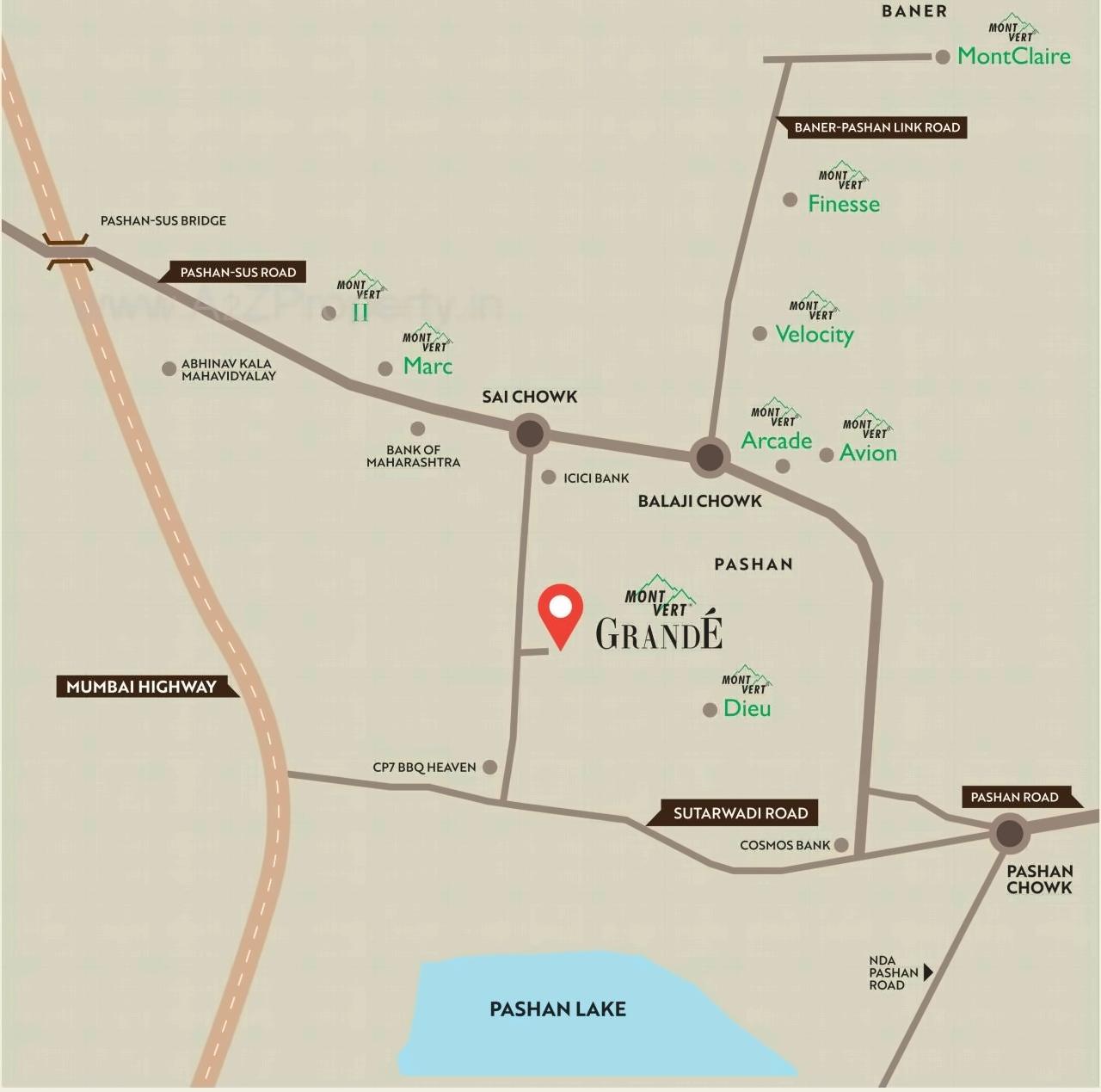  of real estate project Mont Vert Grande  Type G Plot located at Pashan, Pune, Maharashtra