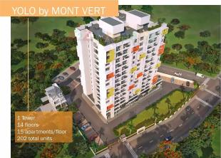 Elevation of real estate project Mont Vert Yolo located at Bhugaon, Pune, Maharashtra