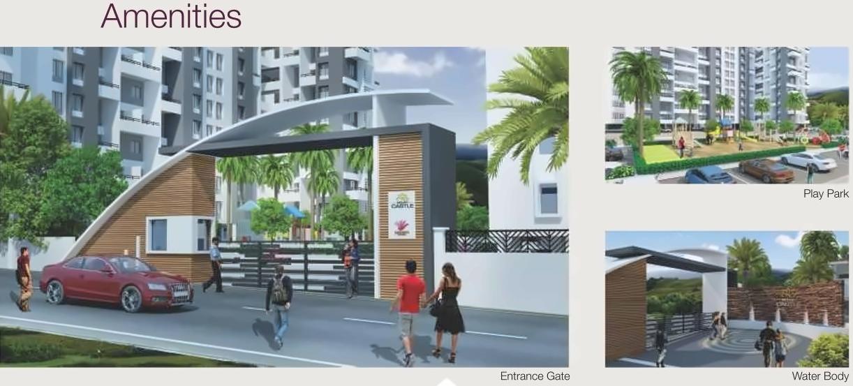 3D Elevation of real estate project Mount Castel located at Wagholi, Pune, Maharashtra