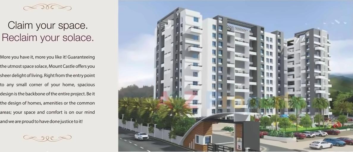 3D Elevation of real estate project Mount Castel located at Wagholi, Pune, Maharashtra