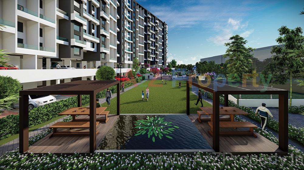 3D Elevation of real estate project Msr Seasons located at Pimpri-chinchawad-m-corp, Pune, Maharashtra