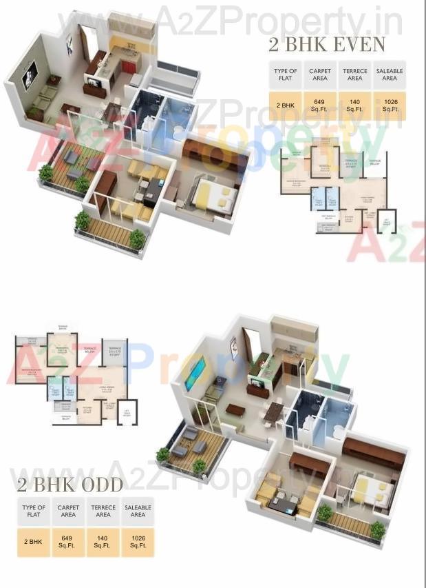 Layout of real estate project Msr Seasons located at Pimpri-chinchawad-m-corp, Pune, Maharashtra