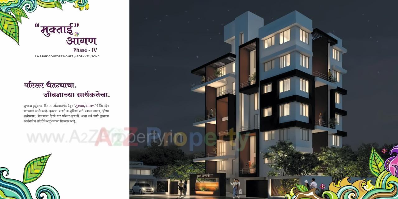 3D Elevation of real estate project Muktai Aangan located at Kalas, Pune, Maharashtra