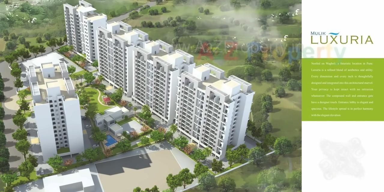 3D Elevation of real estate project Mulik Luxuria located at Pune-m-corp, Pune, Maharashtra