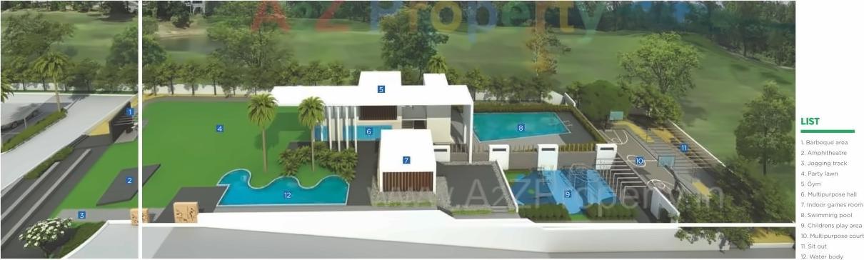 3D Elevation of real estate project My Home Punawale located at Punawale, Pune, Maharashtra