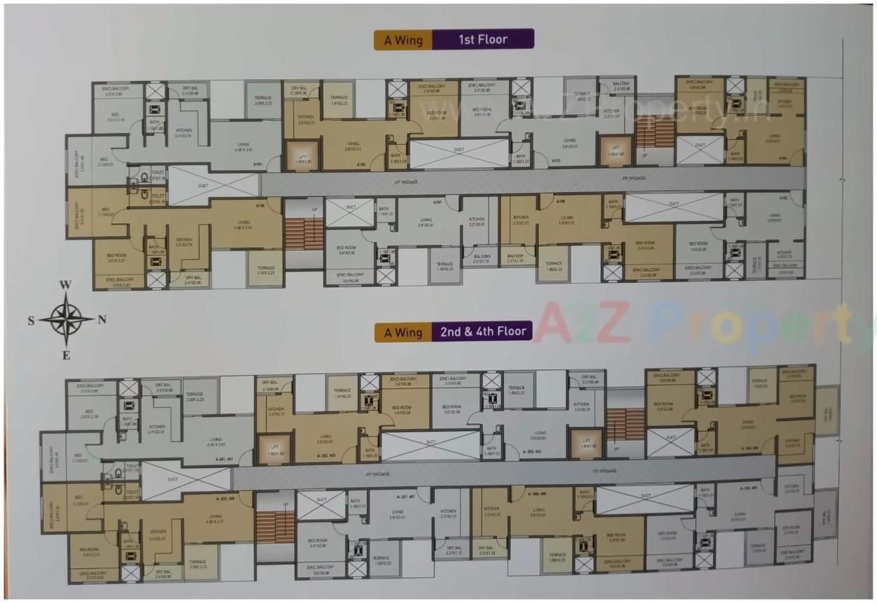 Layout of real estate project Naath Residency located at Pimpri-chinchawad-m-corp, Pune, Maharashtra