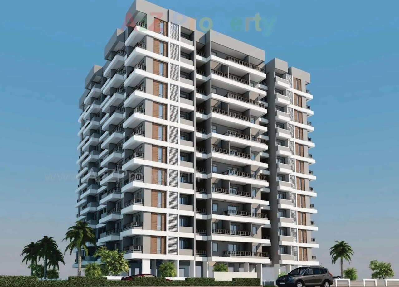 3D Elevation of real estate project Nakshatra located at Pashan, Pune, Maharashtra