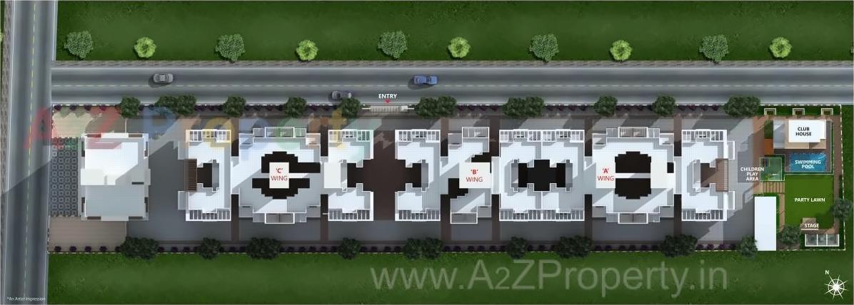 3D Elevation of real estate project Namrata Gloria located at Pimpri-chinchawad-m-corp, Pune, Maharashtra