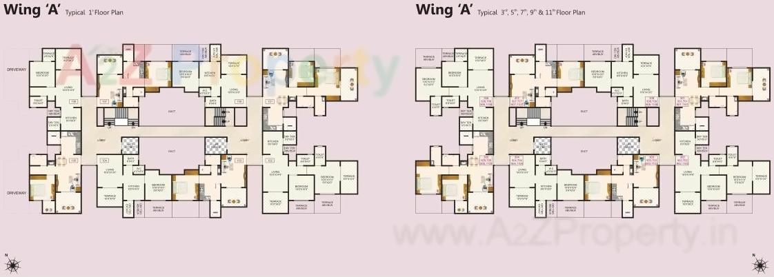 Layout of real estate project Namrata Gloria located at Pimpri-chinchawad-m-corp, Pune, Maharashtra