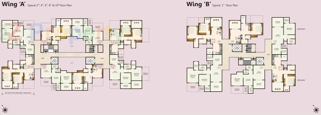 Layout of real estate project Namrata Gloria located at Pimpri-chinchawad-m-corp, Pune, Maharashtra