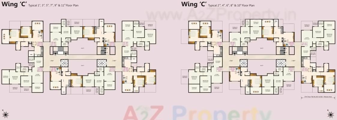 Layout of real estate project Namrata Gloria located at Pimpri-chinchawad-m-corp, Pune, Maharashtra