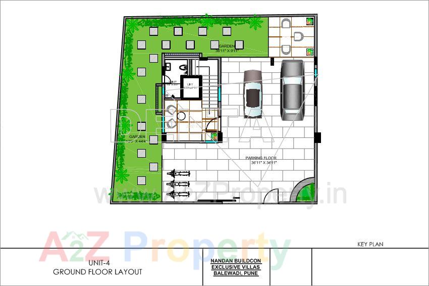 Nandan_amaira_unit4_ground_floor of real estate project Nandan Amaira located at Pune-m-corp, Pune, Maharashtra