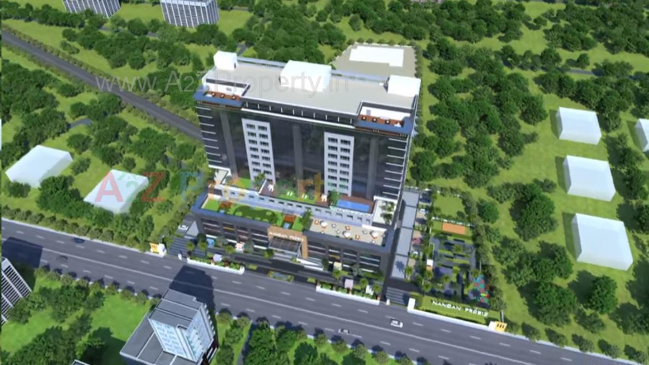 3D Elevation of real estate project Nandan Probiz located at Pune-m-corp, Pune, Maharashtra