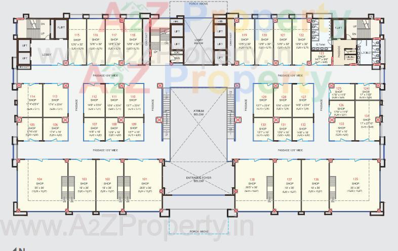 3D Elevation of real estate project Nandan Probiz located at Pune-m-corp, Pune, Maharashtra