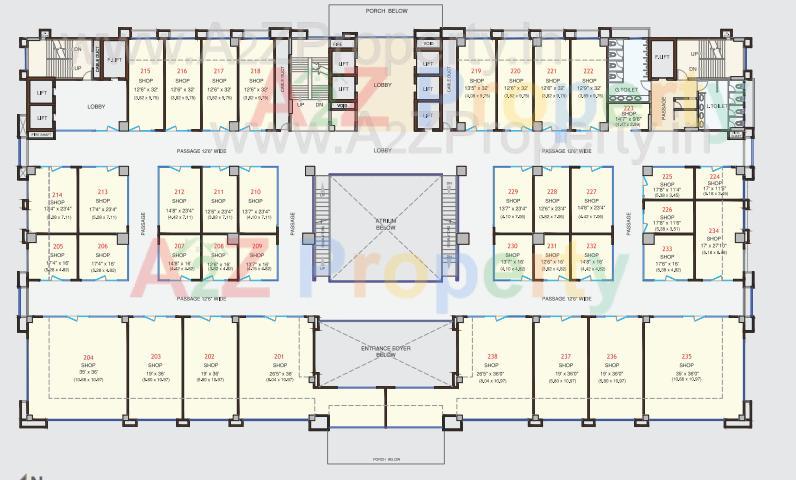3D Elevation of real estate project Nandan Probiz located at Pune-m-corp, Pune, Maharashtra