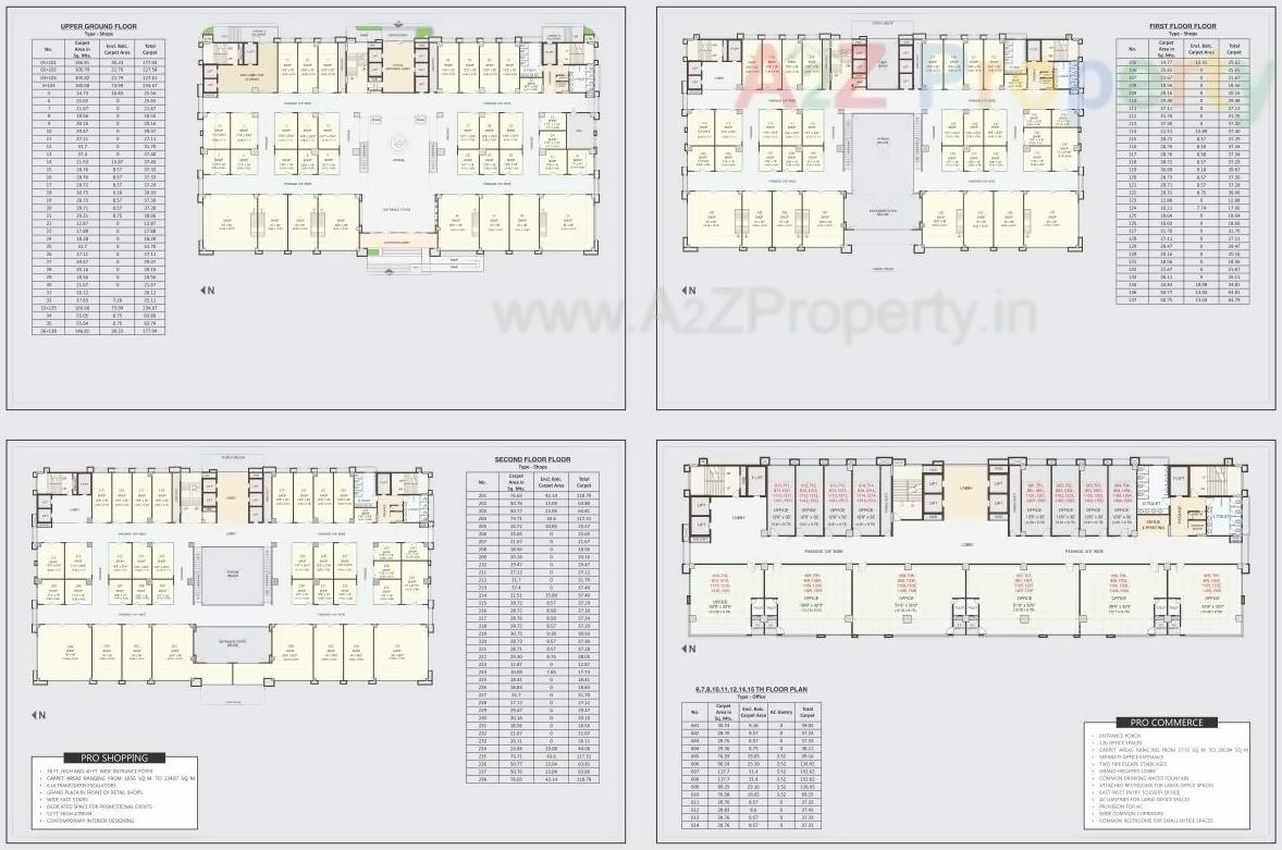 Layout of real estate project Nandan Probiz located at Pune-m-corp, Pune, Maharashtra