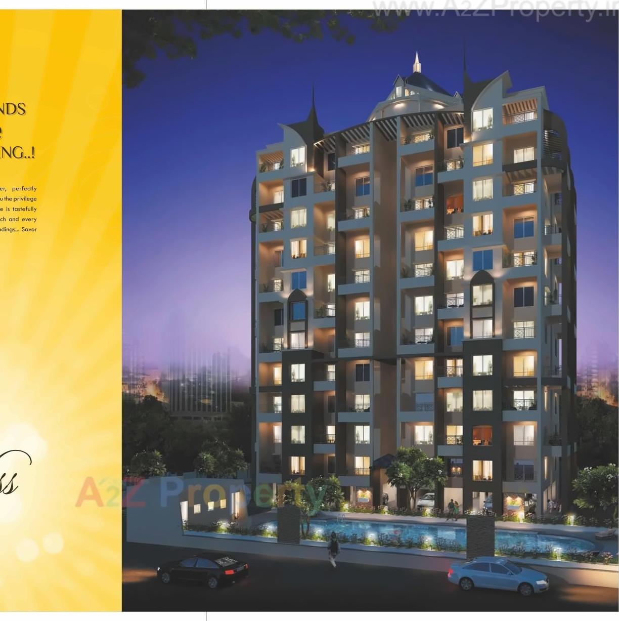 3D Elevation of real estate project Naren Bliss Naren Pearl located at Hadapsar, Pune, Maharashtra