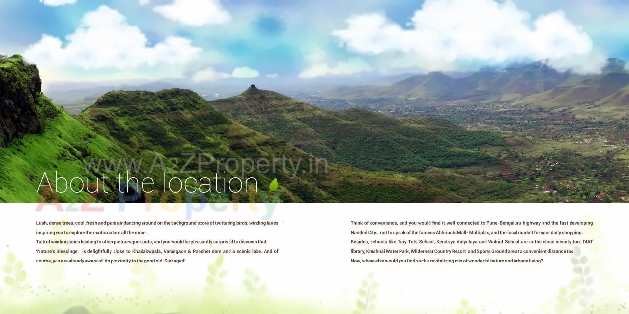 3D Elevation of real estate project Natures Blessings located at Gorhe-bk, Pune, Maharashtra